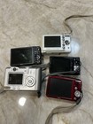 Lot Of 6 Digital Cameras For Parts And Repair  read  Nikon - Olympus - Canon