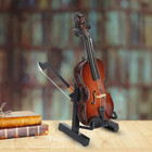 Mini Violin Model  Hand Made Wooden Mini Violin  Miniature Musical Instrument   