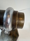 Antique Vintage Parlor Tabletop Kaleidoscope Brass  Glass  Aluminum wood C 1973s