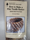 Wild Woods Craft Kits Pine Needle Basket Quick Start Oval Style
