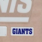 New York Giants Throwback Full Size Football Helmet Decals With Stripe   Bumper