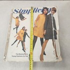1967 Sept  Simplicity Sewing Pattern Catalog Store Giant Counter Book  Used