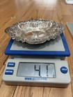 Egyptian High Grade Silver Vintage Reppouse Bowl 4 1 Ounces Marked Nice   