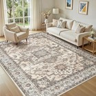 5x7 Area Rugs Living Room  Washable Vintage Rug Large Non-slip Stain Resistant
