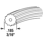 Prime-line Mp7944 Screen Retainer Spline 3 16 In Black 250 Ft Roll