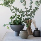 Hand Woven Seagrass Grey Black Basket Ah1801 Storage Home Decor Organization