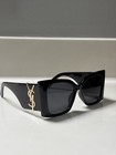 Saint  Laurent Sl Black Gold  Ysl Cat Eye Sunglasses 