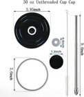 30 Oz Tumbler Lid  Leak Proof Magnetic Lid  Spill Proof Straw Lid  Replacement L