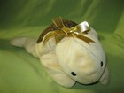Rare Vintage 1994 Ty Plush Pillow Pal Yellow  speedy Brown Shell Snap The Turtle