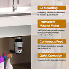 1 2 Hp Garbage Disposal Food Waste Disposer Continuous Feed Stainless Steel New
