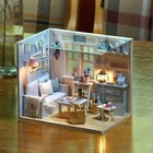 Diy Miniature Dollhouse Kit With Furniture  1 24 Scale Creative Room Mini Woo   