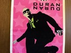 Duran Duran Vintage Rare Felt Poster 2001 Concert Tour Simon Le Bon Nick Rhodes
