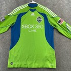 Vtg Seattle Sounders Fc Jersey Mens L Green 2009 Usa Open Cup Mls Football Adida