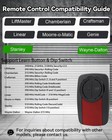380ut 375ut 375ml Universal Remote Control Replace Liftmaster Garage Opener     