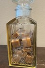 Bourbon Flavor Fudge Glass Decanter  Limited Edition Exp 10 25 The Godfather