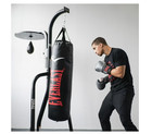 Everlast Dual Station Heavy Bag Stand Speed Bag Stand Black Steel