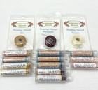 Sundance Designs Beads Burgundy Cream Tan Gold Sz 11 14 15 Beading Thread Lot 15