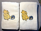 Vintage 6 Piece - Winnie The Pooh Bath Towels  Hand Towels  Wash Clothes - New