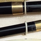 Vintage Sheaffers Fountain Pen Pencil Set 14k Nib Black Monogrammed