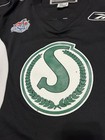 2007 Saskatchewan Roughriders Cfl Hockey Jersey Large Reebok Football Grey Cup