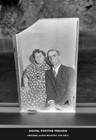 Antique Glass Negatives Lot Of 2 Older Couple Matched Pair 5 X 7