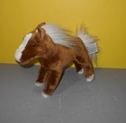 Russ Berrie Yomiko Classics Palomino Horse Stuffed Plush 9  Lovey Brown White 