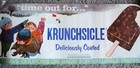  60s Krunchsicle Ice Cream Bar Advertising Poster 6 75x17  Unused Snowball Fight