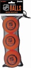Franklin Sports Street Hockey Balls - 3 Pack - Nhl - High Density