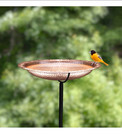 Good Directions Hand Hammered Copper Bird Bath With Garden Pole-bbg18