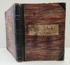 1871 Antique Ledger West Dedham Ma E D Draper   Billhead Iron Castings Book
