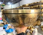 10 Inches Geometry Singing Bowls - Buddha Open Eye Carve - Sound Energy Healing