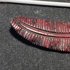 Antique Carved Browns Bakelite Brooch Lg Leaf 3 6  Simichrome Tested C Clasp Old