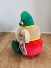 Swibco Puffkins Elvin Plush Holiday Elf Tags Vintage 1999 6  New W tag