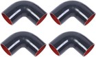 Sunroad 2 5   2 5inch Aluminum Turbo Intercooler Tubing Tube Tube Black   Silico
