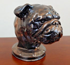 English Bulldog  Big Head Resin  Art Dog Statue