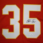 Christian Okoye Signed Pro-edition Red Football Jersey  jsa 