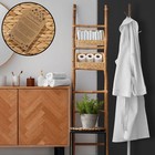 2pk Hanging Baskets With Hooks  Woven Wicker Hyacinth Wall Mount Storage Bins