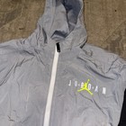Nike Jordan Jumpman Youth Boy s Full-zip Lightweight Jacket Gray Sz Small  8-10 