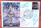 Cossack Mamai - An Artist   s Perspective - Fdc -signature- April 17  2026 ukraine