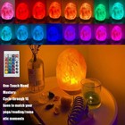 3 5lb Remote Salt Himalayan Salt Lamp 16 Colors  Natural Crystal Salt Rock La   