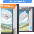 Portable Ac Window Vent Kit With 5 9  Exhaust Hose  Adjustable Pvc Window Seal P