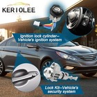 Ignition Switch   Door Lock Cylinder Set W  2keys  For 2011-2017 Kia Rio optima