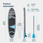 Inflatable Paddle Boards Stand Up Paddleboard Extra Wide Paddleboard  Blue