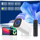 Android 12 4k Mini Projector Led 1080p Wifi Bluetooth Uhd Portable Home Theater