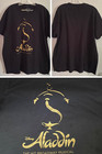 Disney Aladdin The Hit Broadway Musical Gold Print T-shirt Size Xxl Black