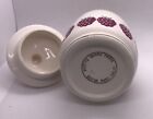 Vintage Knotts Berry Farm Raspberry Jelly Jam Jar W  Lid Ceramic 5 5   