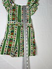 Vintage Health-tex Romper Overalls Girls Size 5 Hearts Ladybugs Flowers 70s Usa