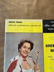 1955 Miss America Pageant Seventeenth Year Souvenir Program Preliminary Iowa