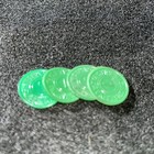 4 X  Green Sales 1 Cent State Of Washington Tax Tokens Commission Coin Plastic