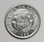 1953 Costa Rica 10 Centimos  Coin  Beautiful Sharp Coin  Brilliant Uncirculated